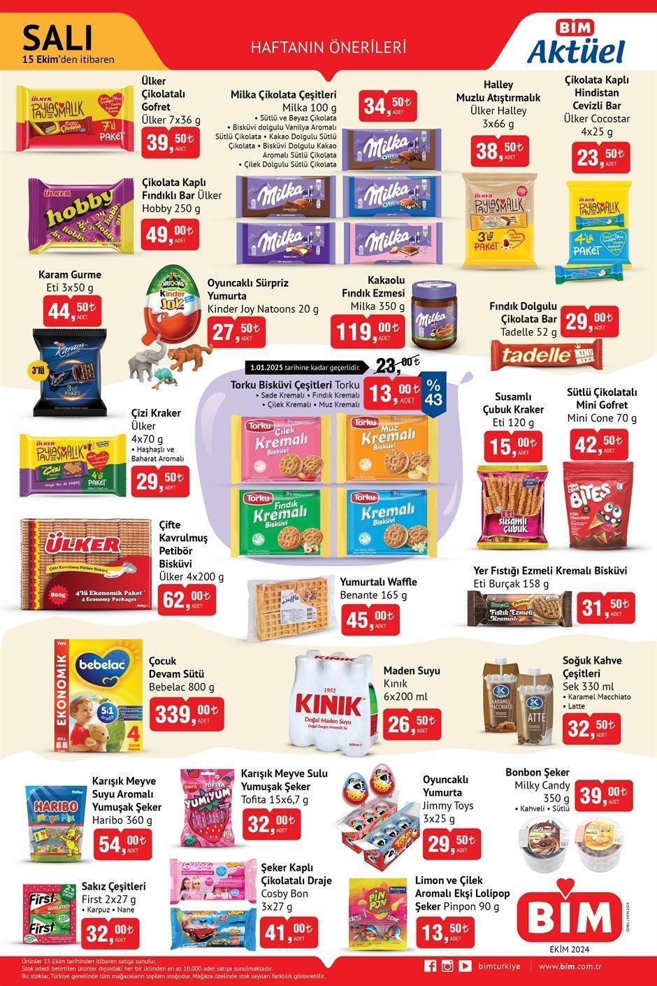İNDİRİMLİ BİM AKTÜEL KATALOĞU BUGÜN SATIŞA ÇIKTI 📌 BİM 15-18 Ekim aktüel kataloğunda bu hafta hangi ürünler var Pilli Baharat Öğütücü, Smothie Blender Set, Şarjlı Kişisel Blender...