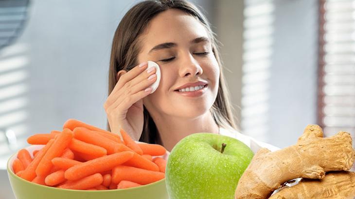 Sihirli formül zencefil-havuç-elma Bağırsakları yıkayıp yüzü ay gibi parlatıyor