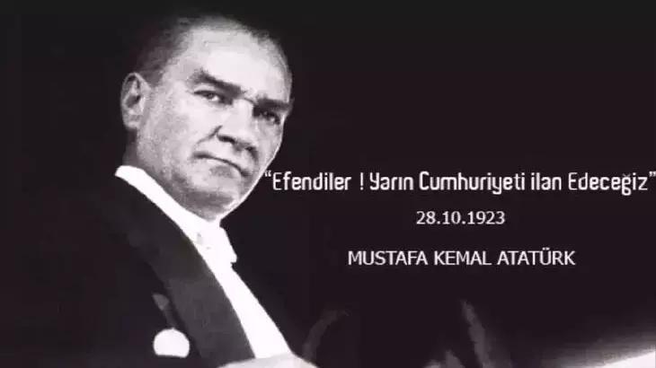 29 Ekim Cumhuriyet Bayramı coşkusu Kutlama mesajları, Atatürk sözleri...Okullarda yüz yüze, sosyal medyada 29 Ekim Cumhuriyet Bayramı tebrik, gurur paylaşımları, resimleri