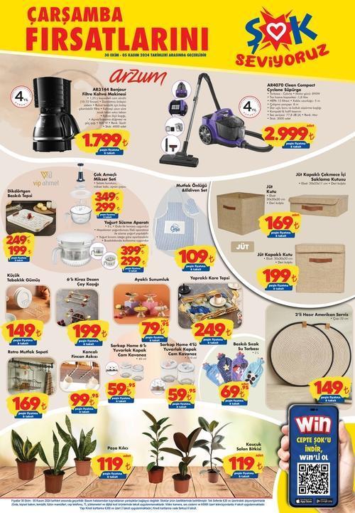 BUGÜNKÜ ŞOK AKTÜEL İNDİRİM KATALOĞU: 30 Ekim - 5 Kasım 2024 bu hafta Çarşamba ŞOK market kataloğu indirimli ürün fiyatları BUGÜNKÜ ŞOK AKTÜEL İNDİRİM KATALOĞU: 30 Ekim - 5 Kasım 2024 bu hafta Çarşamba ŞOK market kataloğu indirimli ürün fiyatları