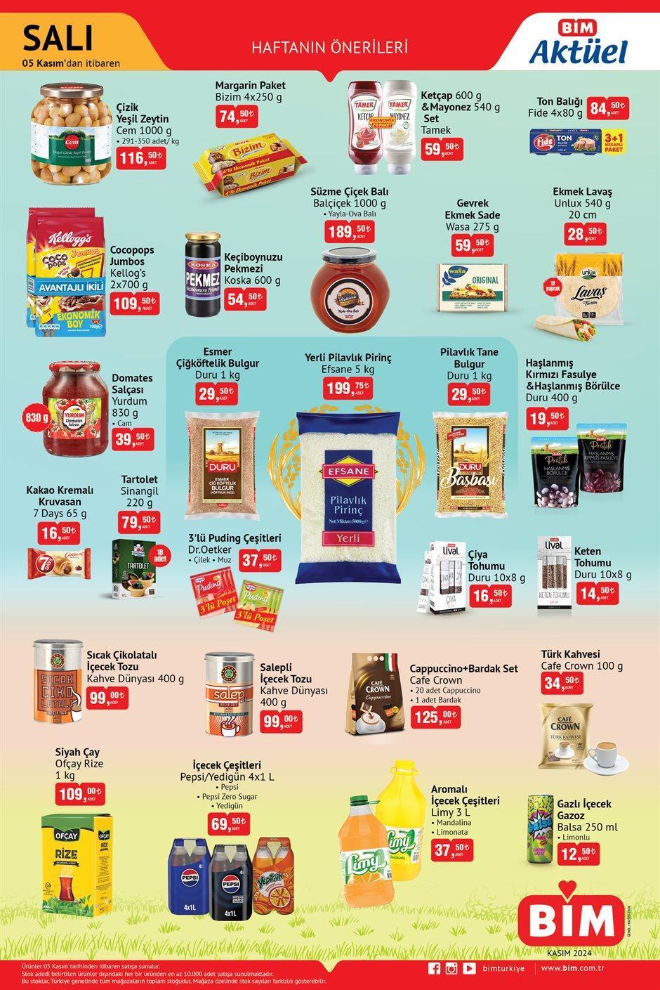 5 KASIM SALI BİM AKTÜEL KATALOĞU
