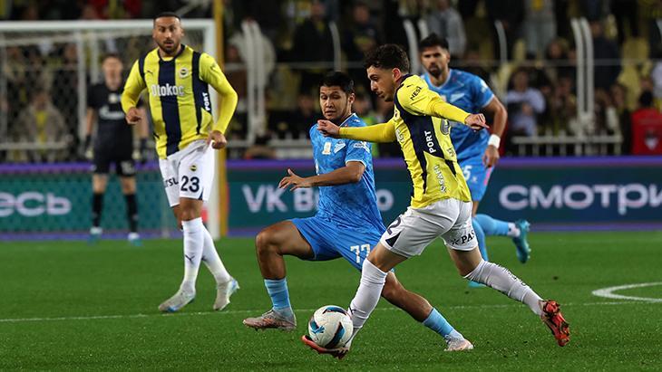 Fenerbahçe - Zenit maçından kareler