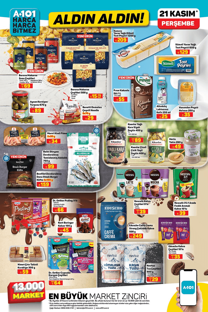 A101 AKTÜEL 21 KASIM 2024 KATALOG İNDİRİMLERİ: Bu hafta Perşembe Aldın Aldın A101 aktüel kataloğu indirimli ürün kampanyaları