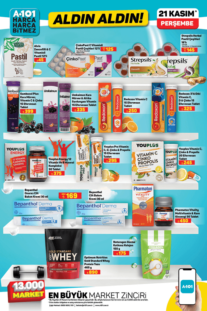 A101 AKTÜEL 21 KASIM 2024 KATALOG İNDİRİMLERİ: Bu hafta Perşembe Aldın Aldın A101 aktüel kataloğu indirimli ürün kampanyaları