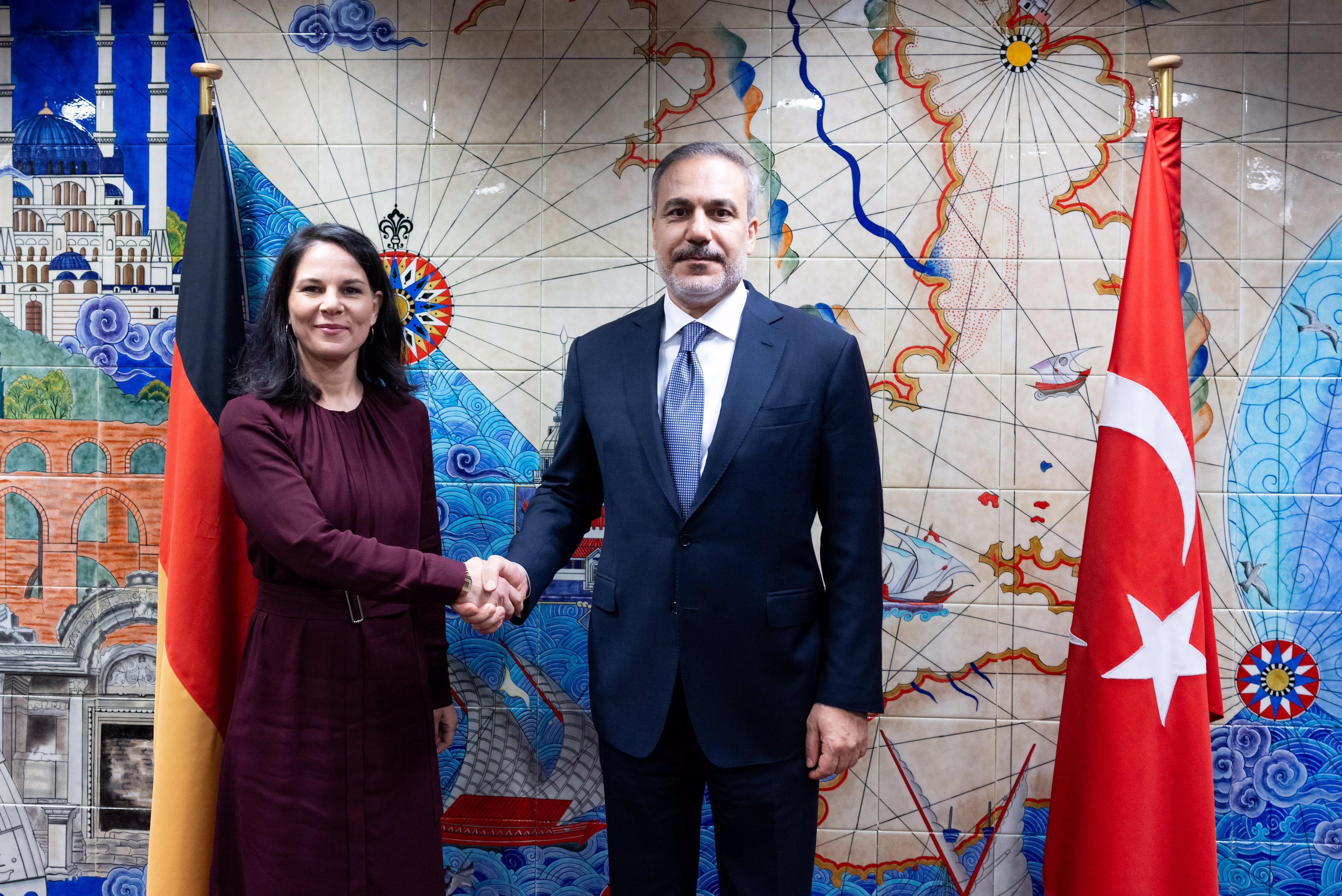 Bakan Fidan, Alman mevkidaşı Baerbock ile bir araya geldi - Ankara ...