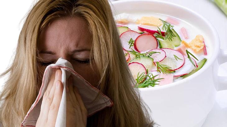 Gribe en kestirme reçete: Yoğut-soğan Kuru öksürük, burun akıntısına en etkili çözüm
