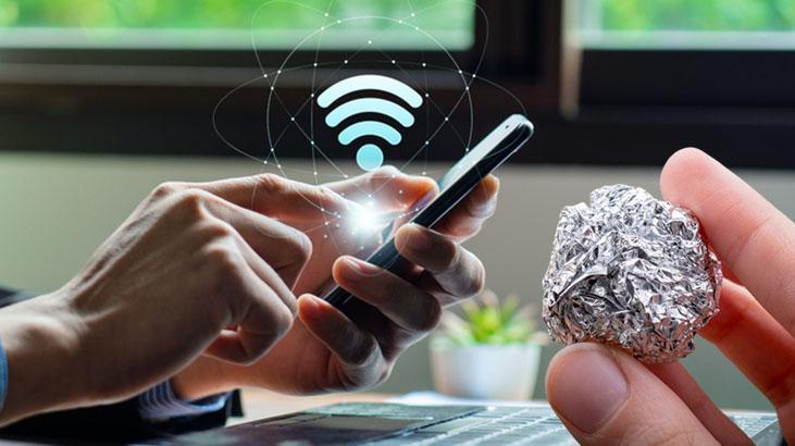 Wi-Fi sinyalini güçlendirmek için en güvenilir yöntem Sırrı alüminyum folyodaymış