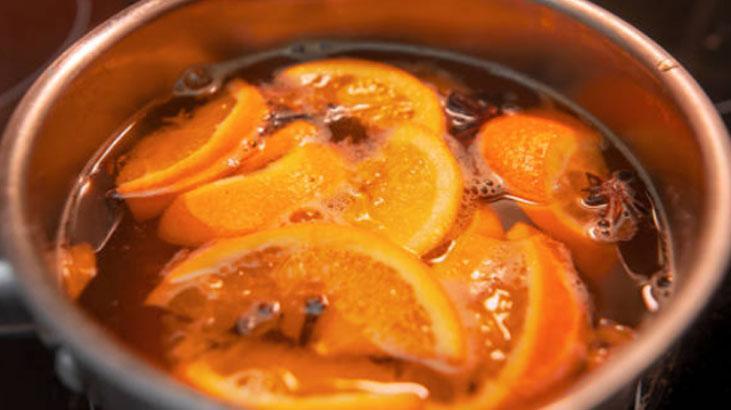Portakal kabuğuyla kaynatın Babaanne tarifi, eviniz cennet bahçesi gibi kokacak
