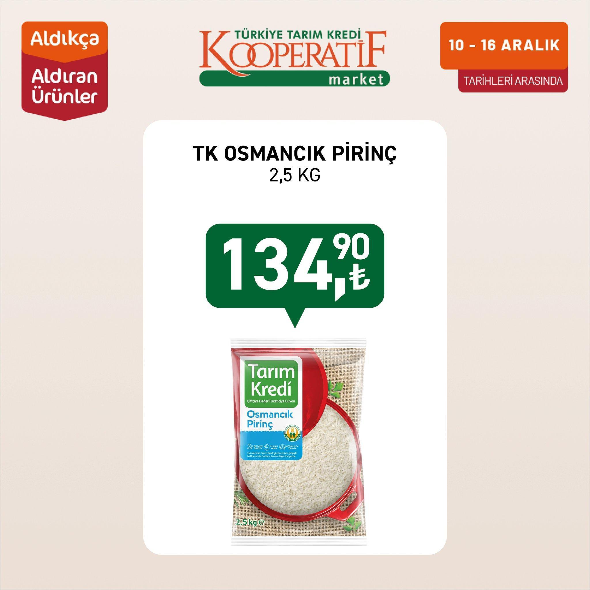 Tarım Kredi Market aktüel indirimleri kataloğu: 11 - 16 Aralık 2024 Tarım Kredi Kooperatifi katalog indirimli ürün fiyatları listesi Tarım Kredi Market aktüel indirimleri kataloğu: 11 - 16 Aralık 2024 Tarım Kredi Kooperatifi katalog indirimli ürün fiyatları listesi