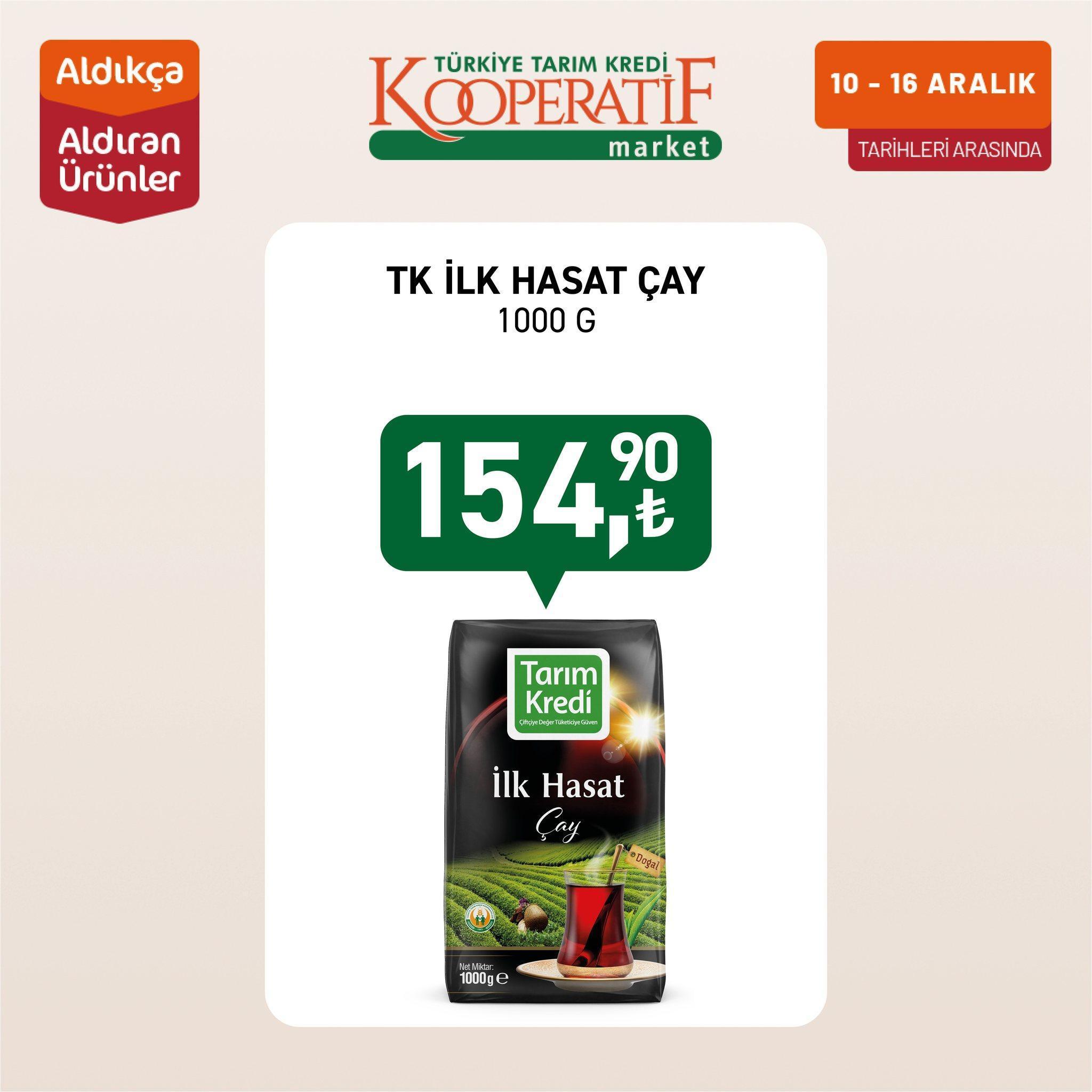 Tarım Kredi Market aktüel indirimleri kataloğu: 11 - 16 Aralık 2024 Tarım Kredi Kooperatifi katalog indirimli ürün fiyatları listesi Tarım Kredi Market aktüel indirimleri kataloğu: 11 - 16 Aralık 2024 Tarım Kredi Kooperatifi katalog indirimli ürün fiyatları listesi