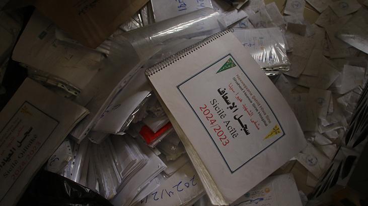 Görüntüler peş peşe paylaşıldı Hastanede terör tüneli Görüntüler peş peşe paylaşıldı Hastanede terör tüneli