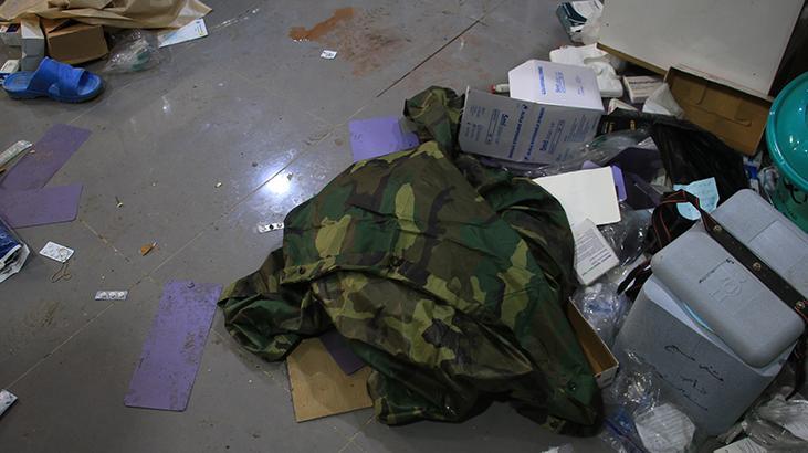 Görüntüler peş peşe paylaşıldı Hastanede terör tüneli Görüntüler peş peşe paylaşıldı Hastanede terör tüneli