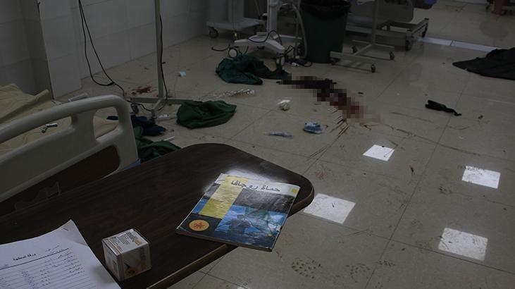 Görüntüler peş peşe paylaşıldı Hastanede terör tüneli Görüntüler peş peşe paylaşıldı Hastanede terör tüneli