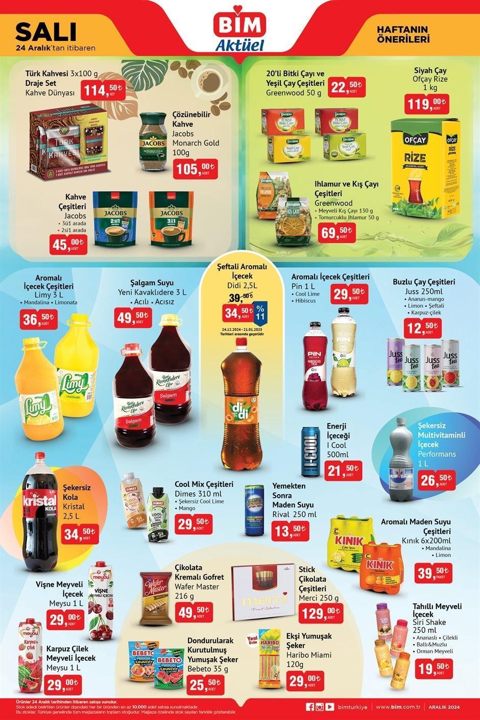 24 ARALIK SALI BİM AKTÜEL KATALOĞU