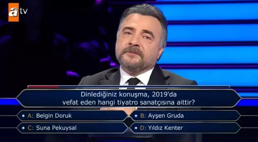 Kim Milyoner Olmak İsterde ağlatan soru Oktay Kaynarca gözyaşlarına hakim olamadı