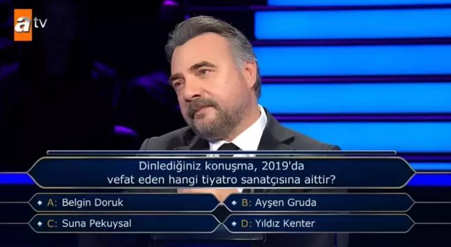 Kim Milyoner Olmak İsterde ağlatan soru Oktay Kaynarca gözyaşlarına hakim olamadı