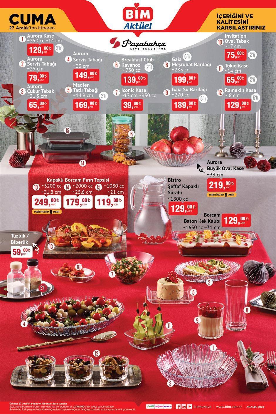 BİM 24 - 27 ARALIK 2024 KATALOG KAMPANYALARI Bu hafta yeni BİM aktüel kataloğu indirimleri belli oldu