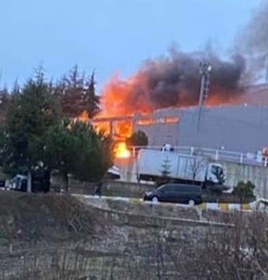 Balıkesirde mühimmat fabrikasında patlama İşte ilk görüntüler...