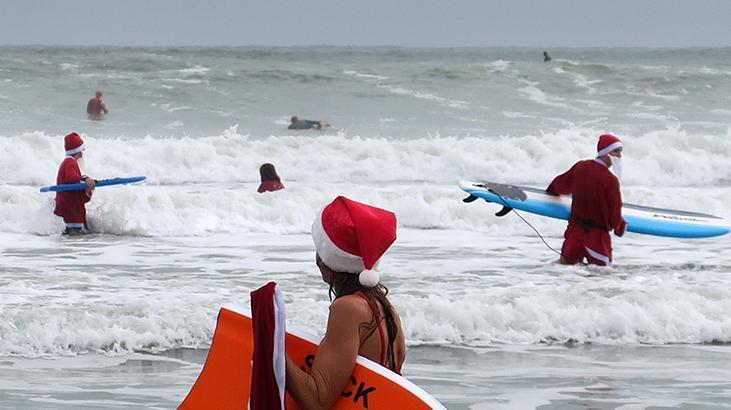 Floridada Noel böyle kutlandı İşte o renkli kareler