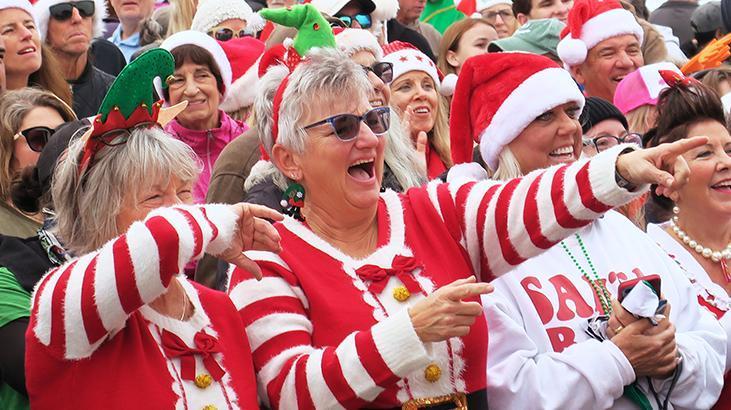 Floridada Noel böyle kutlandı İşte o renkli kareler