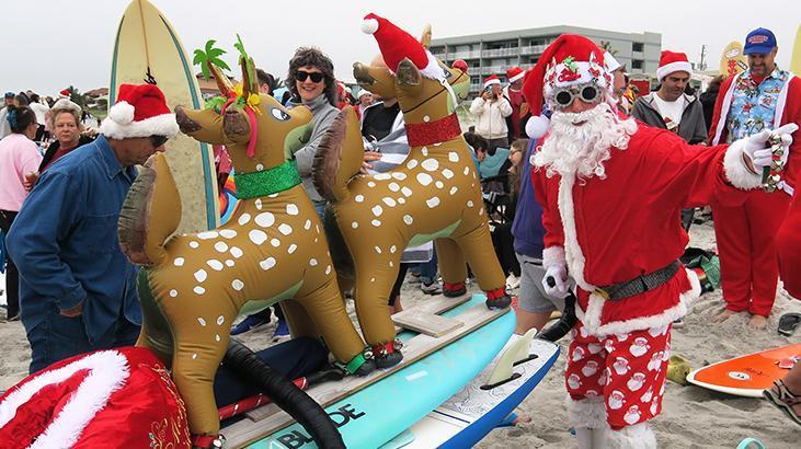 Floridada Noel böyle kutlandı İşte o renkli kareler