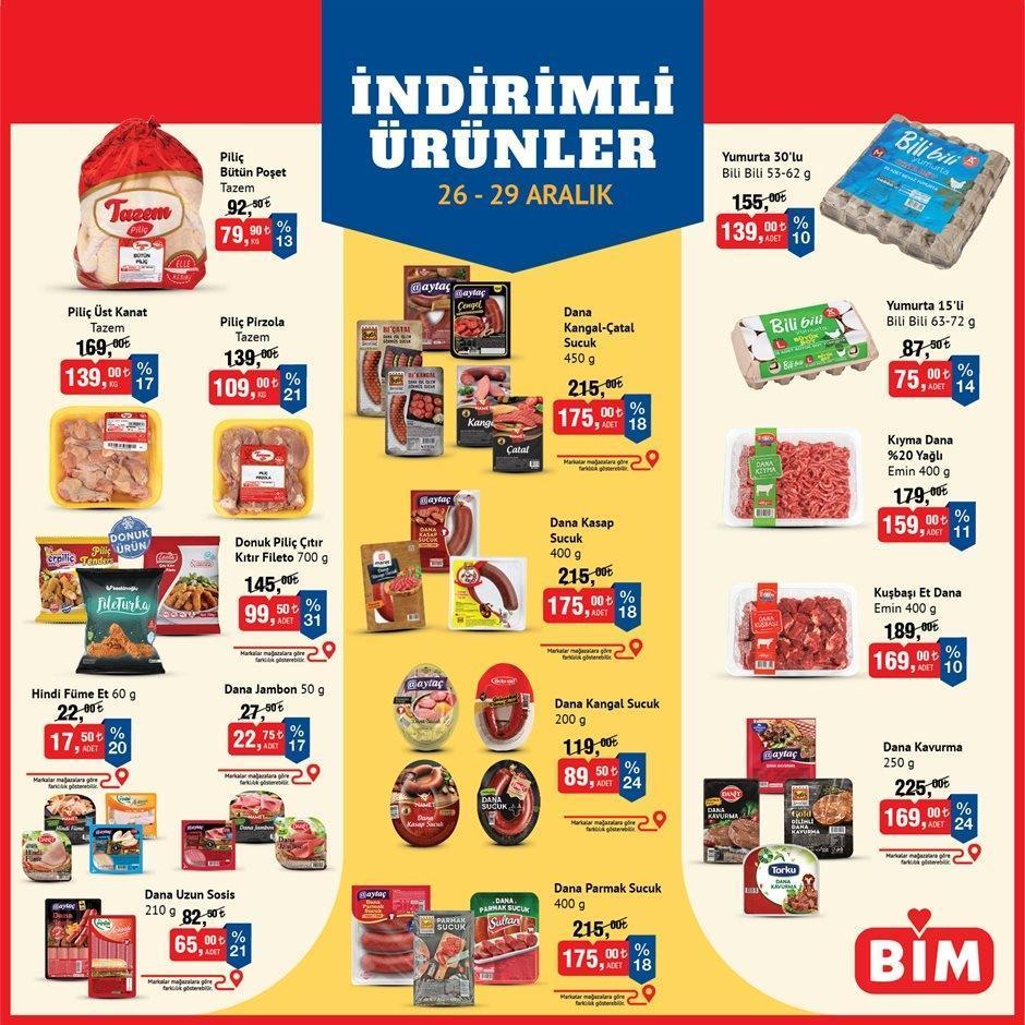 26-29 ARALIK BİM İNDİRİMLİ ÜRÜNLER