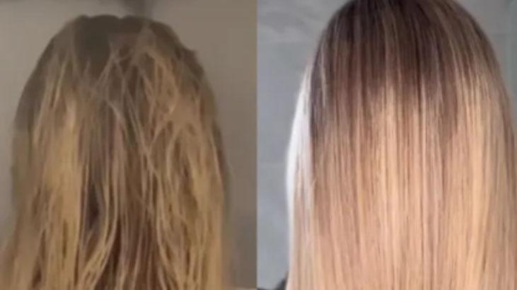 Boyayla cayır cayır yaktığı saçlarını kurtardı Biberiye taktiği: Hep spreyliyorum