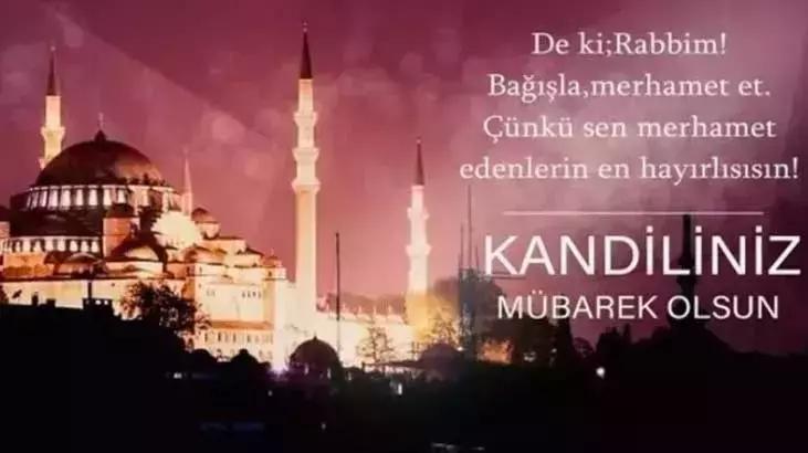 RESİMLİ REGAİP KANDİLİ MESAJI