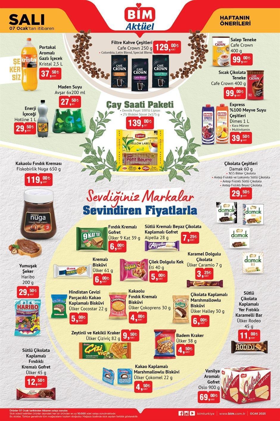 7 OCAK SALI BİM AKTÜEL KATALOĞU