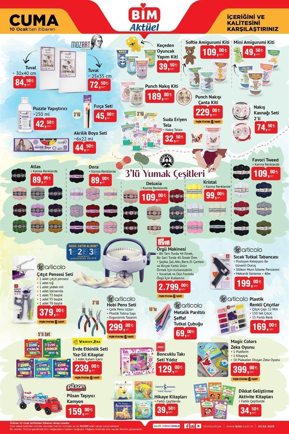 10 OCAK YENİ BİM AKTÜEL KATALOĞU