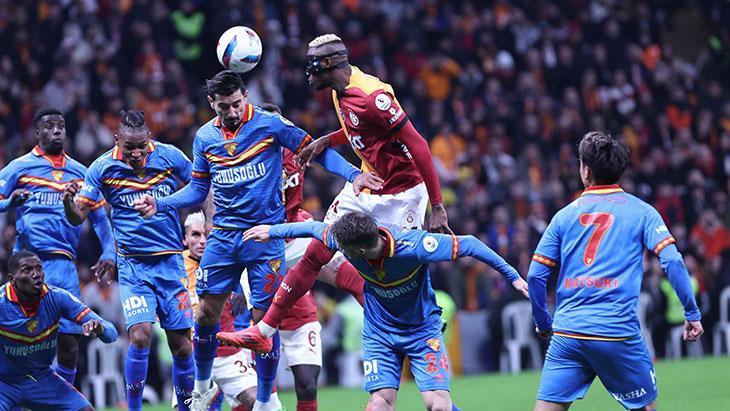 Galatasaray - Göztepe maçından kareler