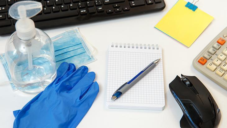 Çalışmaya başlamadan önce masanızı dezenfekte edin Çalışmaya başlamadan önce masanızı dezenfekte edin