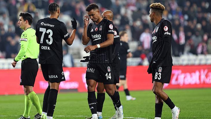Sivasspor - Beşiktaş maçından kareler