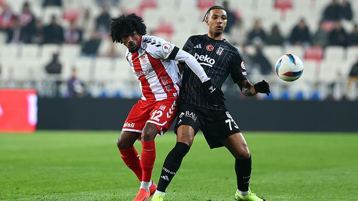 Sivasspor - Beşiktaş maçından kareler