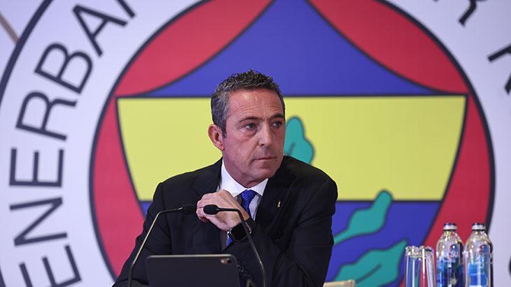 Fenerbahçe Başkanı Ali Koçun basın toplantısından kareler