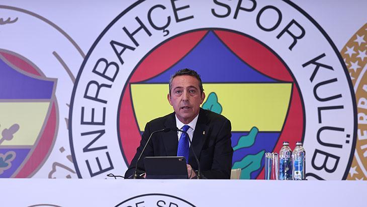 Fenerbahçe Başkanı Ali Koçun basın toplantısından kareler