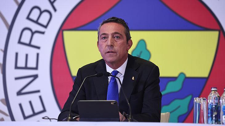 Fenerbahçe Başkanı Ali Koçun basın toplantısından kareler