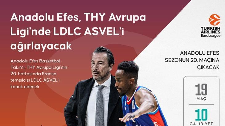 ANADOLU EFES - ASVEL BASKETBOL MAÇ SONUCU ANADOLU EFES - ASVEL BASKETBOL MAÇ SONUCU