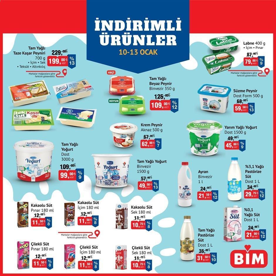 10-13 OCAK BİM İNDİRİMLİ ÜRÜNLER