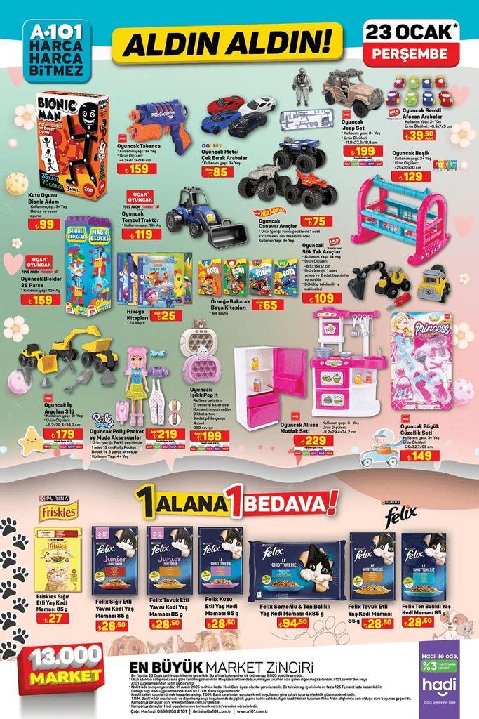 23 OCAK A101 ALDIN ALDIN KATALOĞU