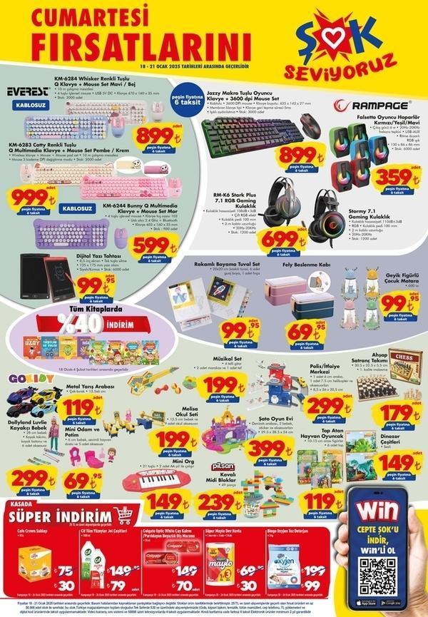 ŞOK 18-21 OCAK 2025 AKTÜEL KATALOĞU ŞOK 18-21 OCAK 2025 AKTÜEL KATALOĞU
