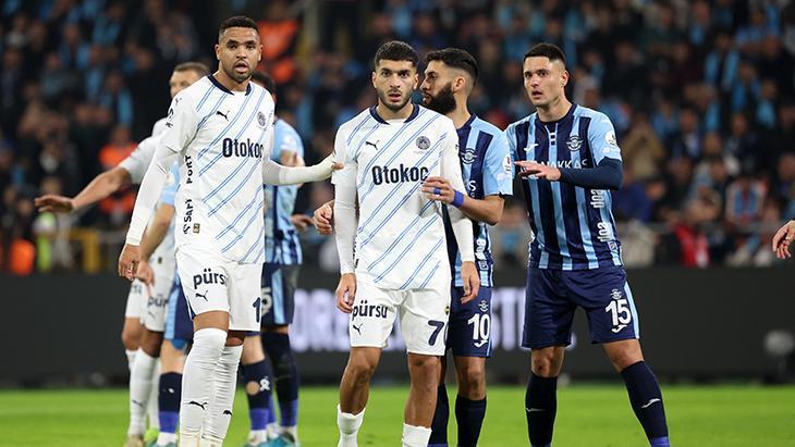 Adana Demirspor - Fenerbahçe maçından kareler