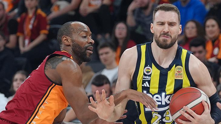 Galatasaray - Fenerbahçe Beko maçından kareler