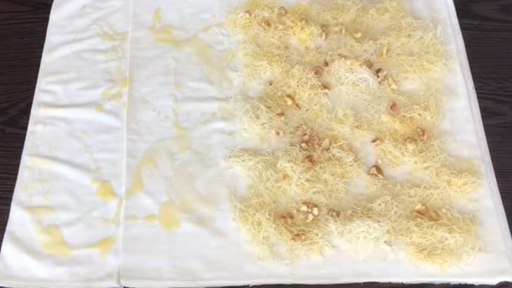 CEVİZLİ KADAYIFLI SARMA TARİFİ CEVİZLİ KADAYIFLI SARMA TARİFİ