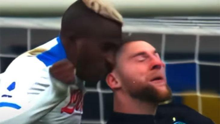 Fenerbahçenin yeni transferi Skriniar ve Osimhen arasında geçmişte yaşanan çarpışma