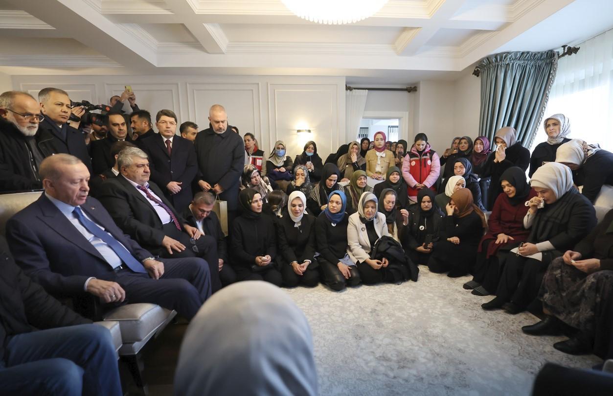 Kartalkayada yangın faciası Erdoğan cenaze töreninde: Canımız, yüreğimiz yandı