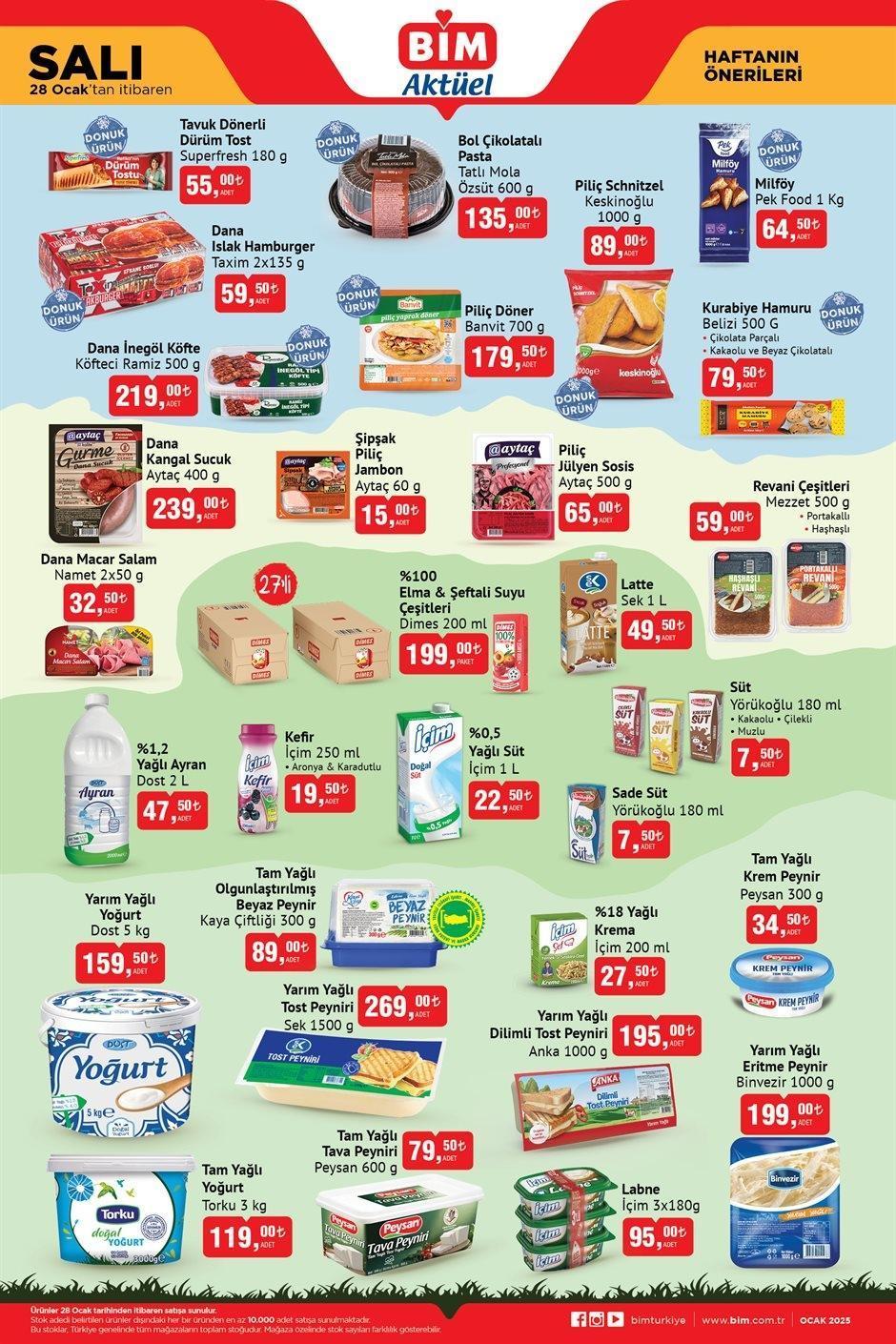 BİM 28 OCAK SALI AKTÜEL KATALOĞU