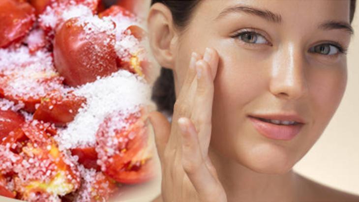 Sırrı domatesin üstüne şeker dökmekmiş Cilt bakım ürünlerine veda ettiren tarif