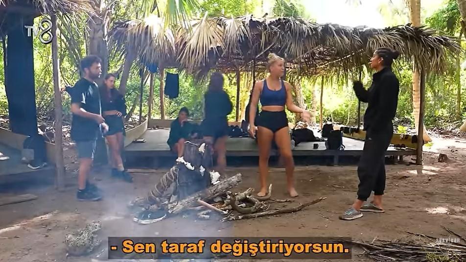 Survivorda Almeda ile Dilşah arasında yetim kavgası İşte televizyonda olmayan kavganın görüntüleri
