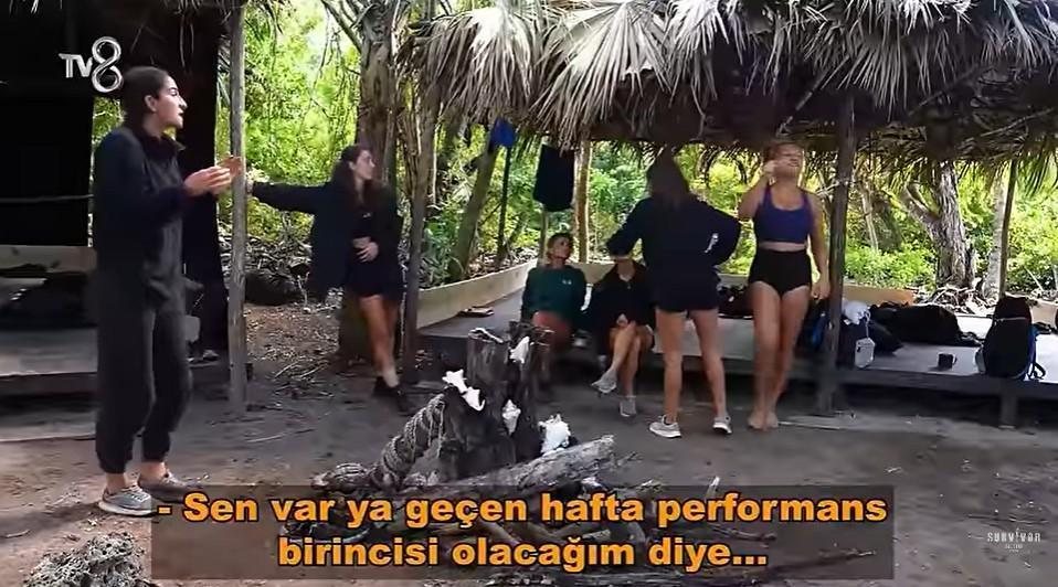 Survivorda Almeda ile Dilşah arasında yetim kavgası İşte televizyonda olmayan kavganın görüntüleri